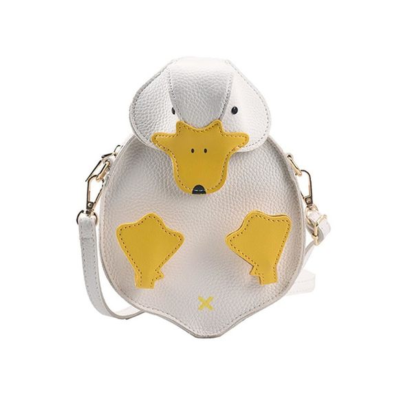 1Pcs Vibrant Duck Shaped Crossbody Bag Spacious Coin Purse With Adorable C :^) - Picture 1 of 9